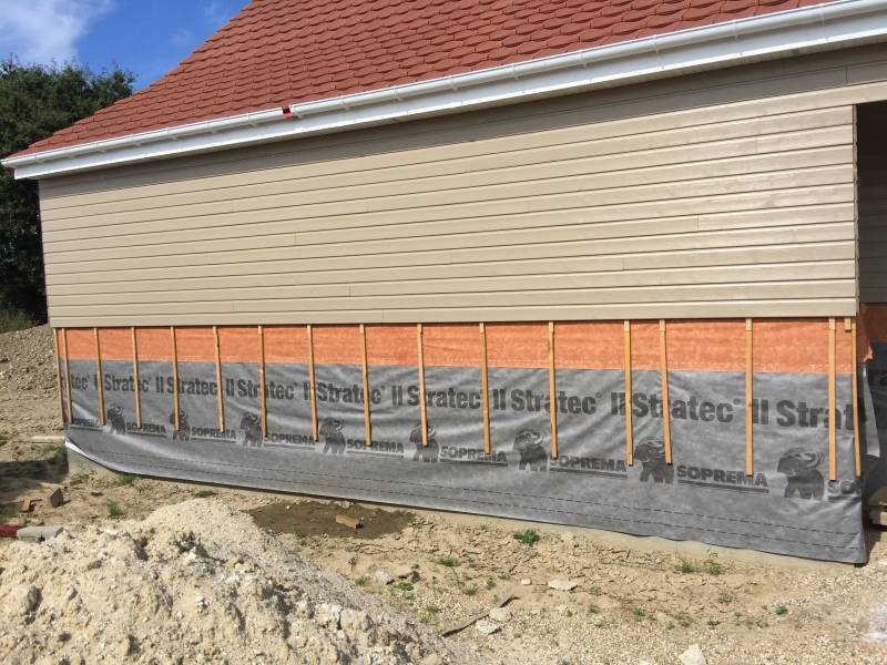 Pose d'un bardage proche de Octeville sur mer 76930